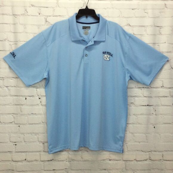 Majestic Section 101 Polo Shirt Men's Sz 2XL NCAA UNC Tar Heels Athleisure Golf - Picture 7 of 10